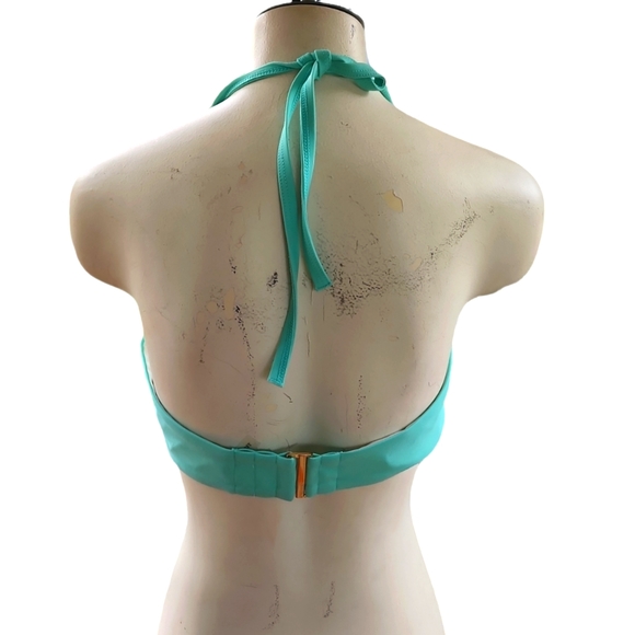 NWOT Victoria's Secret Close Up Demi Halter Bikini Top 36C - Picture 3 of 9